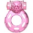 Виброкольцо Vibration ring Bear Pink, розовое - Фото №0