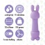Кліторальний вібратор FeelzToys Mister Bunny, фіолетовий - Фото №1