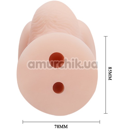 Штучна вагіна з вібрацією Vagina Vibrating Bullet, тілесна