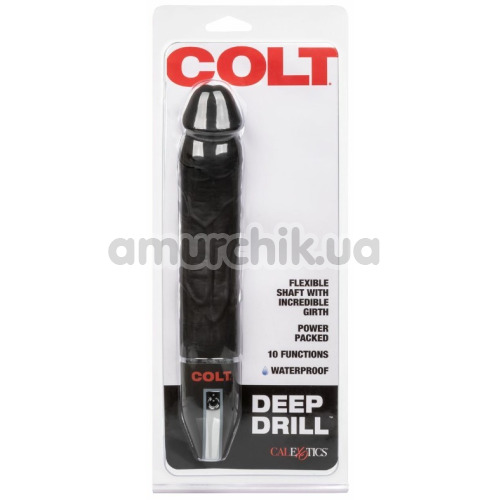Вибратор Colt Deep Drill, черный