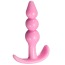 Анальна пробка Masturbation Anal Beads Massage Stick, рожева - Фото №1
