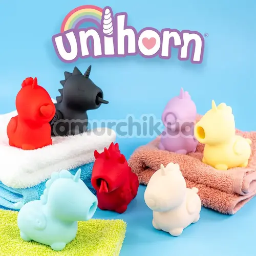 Вібратор Unihorn Blaze Diablo, червоний