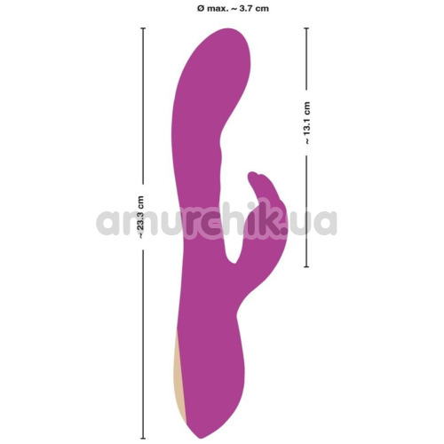 Вибратор Javida Thumping Rabbit Vibrator, фиолетовый