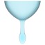 Набор из 2 менструальных чаш Satisfyer Feel Good, голубой - Фото №7