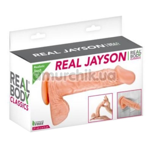 Фаллоимитатор Real Body Real Jayson, телесный