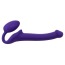 Безремневий страпон Strap-On-Me Silicone Bendable Strap-On S, фіолетовий - Фото №1
