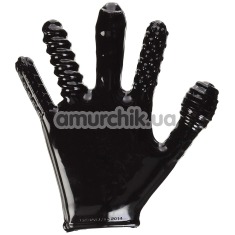 Рукавичка для фістінгу Mister B Oxballs Finger Fuck Glove, чорна - Фото №1