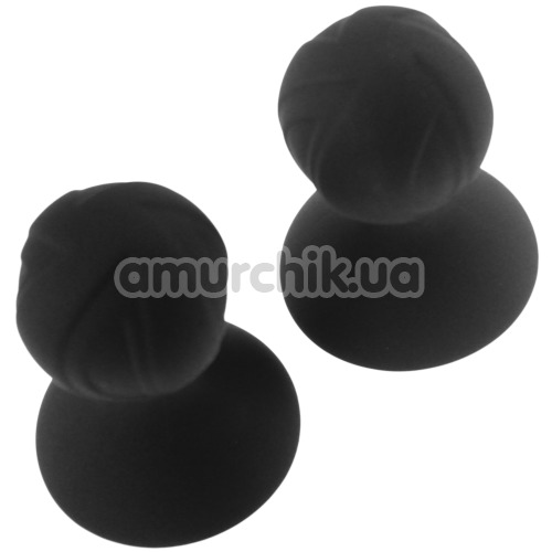 Вакуумні стимулятори для сосків Silicone Nipple Sucker Vacuum, чорні