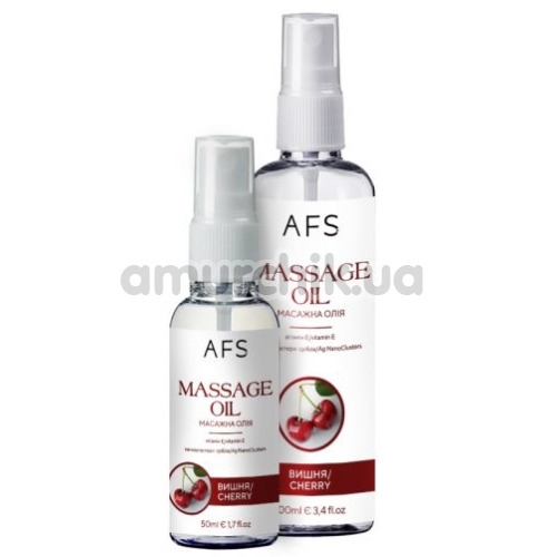 Массажное масло AFS Massage Oil Cherry - вишня, 100 мл