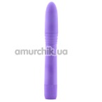 Вібратор Neon Luv Touch Ribbed Slims фіолетовий - Фото №1