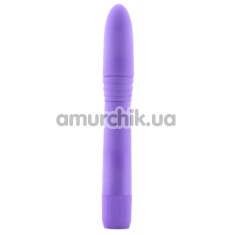 Вібратор Neon Luv Touch Ribbed Slims фіолетовий - Фото №1