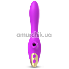 Симулятор орального сексу для жінок з вібрацією DuDu E01, фіолетовий - Фото №1