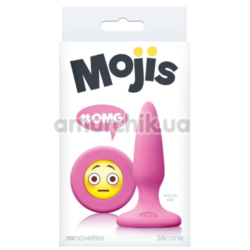 Анальная пробка Mojis OMG Mini, розовая