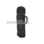 Мотузка Shibari Bondage 7 м, чорна - Фото №1