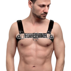 Портупея Feral Feelings Bulldog Harness Leather, чорна - Фото №1