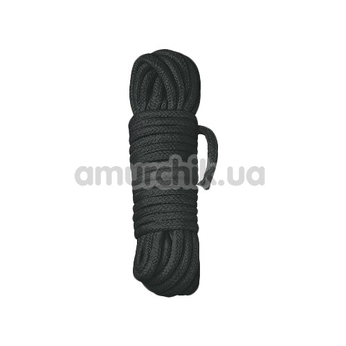 Веревка Shibari Bondage 7 м, черная - Фото №1