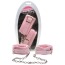 Наножники Grrl Toyz Pink Plush Ankle Cuffs, рожеві - Фото №2