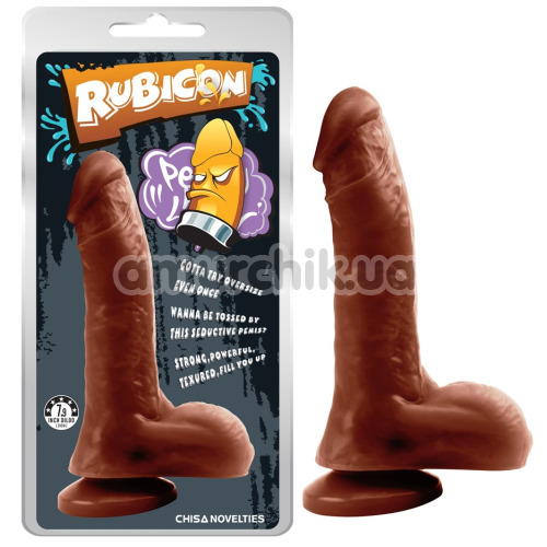 Фаллоимитатор Rubicon Night Club Penis 7.7, коричневый
