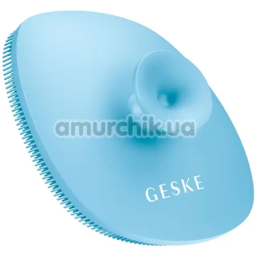 Щітка для обличчя Geske Facial Brush 4 in 1 Suction Mount, блакитна