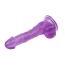 Фаллоимитатор Hi-Rubber 7.7 Inch Long, фиолетовый - Фото №4