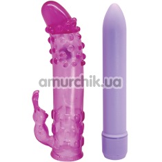 Набор из двух предметов Duo Touch, фиолетовый - Фото №1