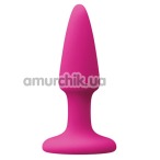Анальная пробка Colours Pleasures Mini Plug, розовая - Фото №1
