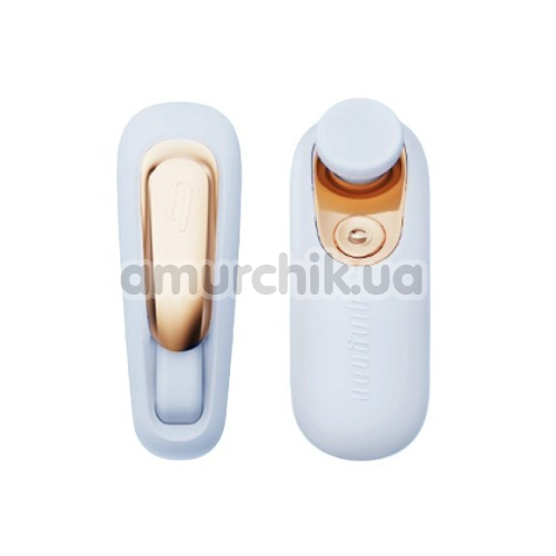 Вибратор для клитора и точки G Qingnan No.6 Wireless Control Wearable Vibrator, голубой