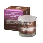 Свеча для массажа Dona Let Me Kiss You Kissable Massage Candle Chocolate Mousse - шоколадный мусс, 135 мл - Фото №1
