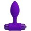 Анальна пробка з вібрацією Pretty Love Vibra Butt Plug, фіолетова - Фото №1