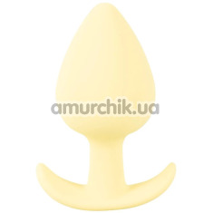 Анальна пробка Cuties Mini Butt Plug 556912, жовта - Фото №1