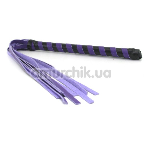 Плеть Deluxe Cat-O-Nine Tails, фиолетовая