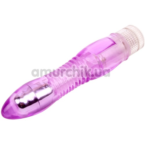 Вібратор Crystal Jelly Glitters Dual Probe, фіолетовий