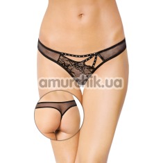 Трусики-стринги женские Thongs (модель 2441), черные - Фото №1