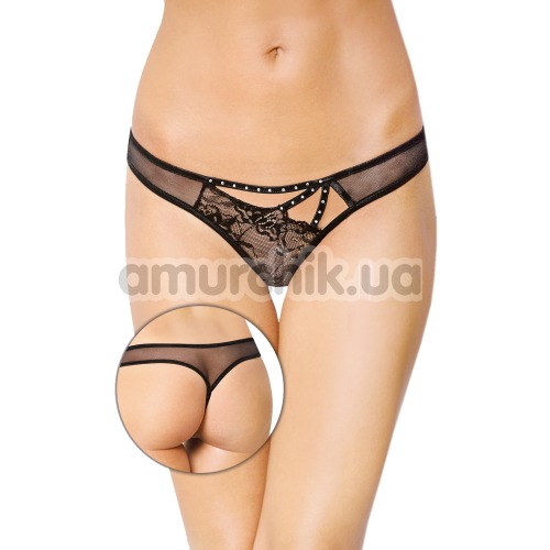Трусики-стринги женские Thongs (модель 2441), черные