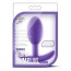 Анальная пробка Luxe Wearable Vibra Slim Plug Medium, фиолетовая - Фото №6