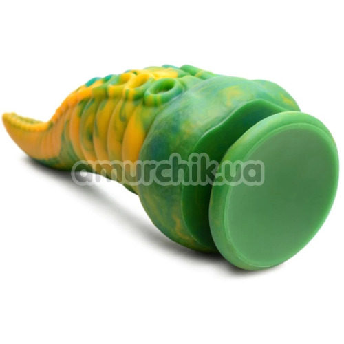 Фаллоимитатор Creature Cocks Monstropus, желто-зеленый