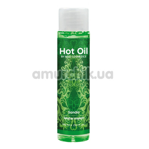 Массажное масло с согревающим эффектом Hot Oil By Nuei Cosmetics Watermelon - арбуз, 100 мл