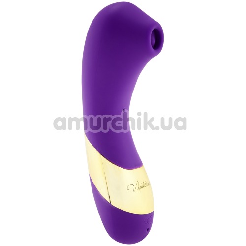 Симулятор орального секса для женщин Vibratissimo Secret Kiss+Licker, фиолетово-золотой