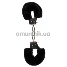 Наручники Easy Toys Furry Handcuffs, черные - Фото №1