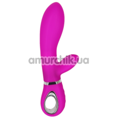 Вібратор XouXou Super Soft Silicone Rabbit Vibrator, фіолетовий - Фото №1