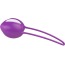 Вагінальна кулька Fun Factory Smartball Uno, фіолетово-біла - Фото №2