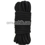 Мотузка для бондажу DS Fetish 10 M, чорна - Фото №1