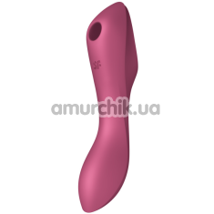 Симулятор орального сексу для жінок з вібрацією Satisfyer Curvy Trinity 3, червоний - Фото №1