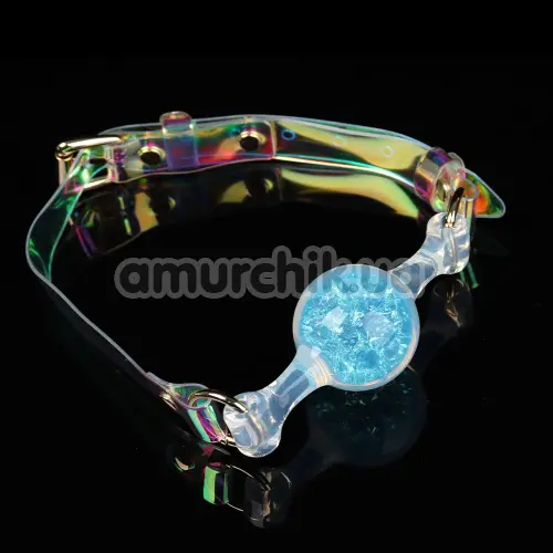 Кляп Liebe Seele Crystal Ball Gag Small, блакитний
