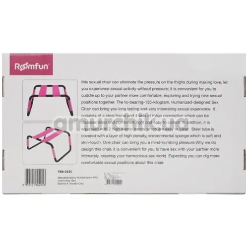 Стілець для сексу Roomfun Detachable Sex Chair, чорно-рожевий