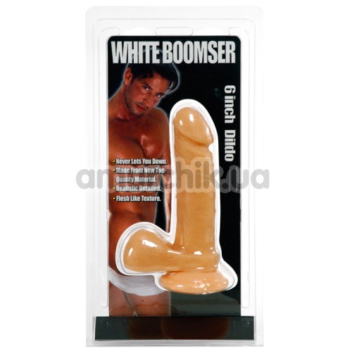 Фаллоимитатор White Boomser 6, телесный