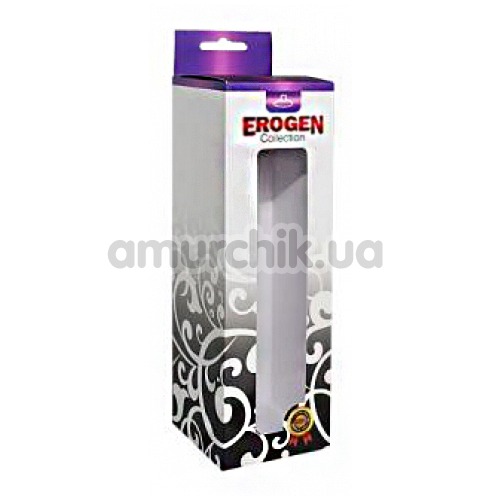 Фалоімітатор Erolin Erogen Collection з пухирцями на присосцi 19 см, чорний