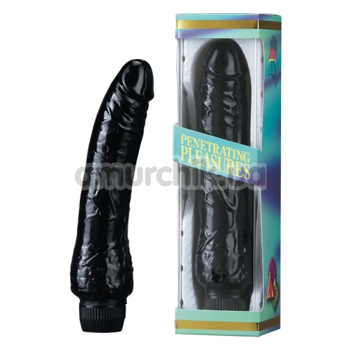 Вібратор Penetrating Pleasures, 19 см чорний
