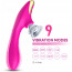 Симулятор орального секса для женщин с вибрацией DuDu E01, розовый - Фото №6