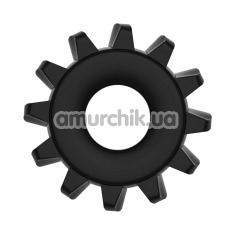 Ерекційне кільце Power Plus Cock Ring Series LV1432, чорне - Фото №1